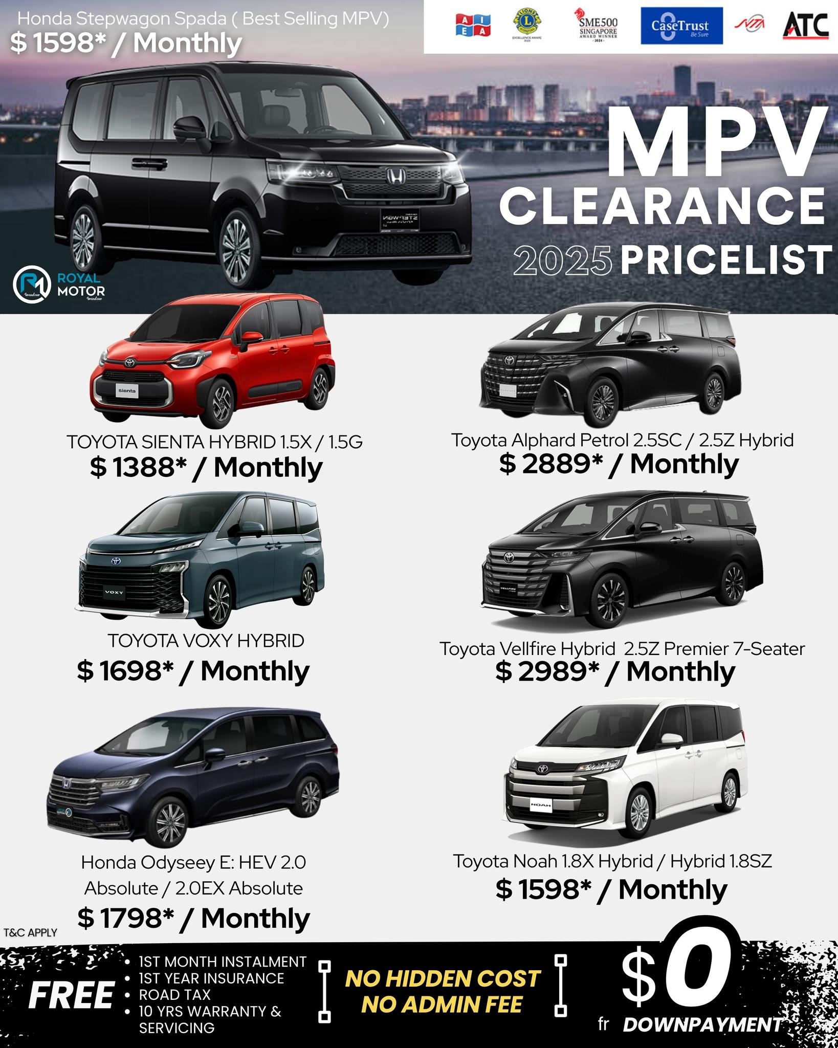 Royal Motor Grandeur Singapore Facebook ad