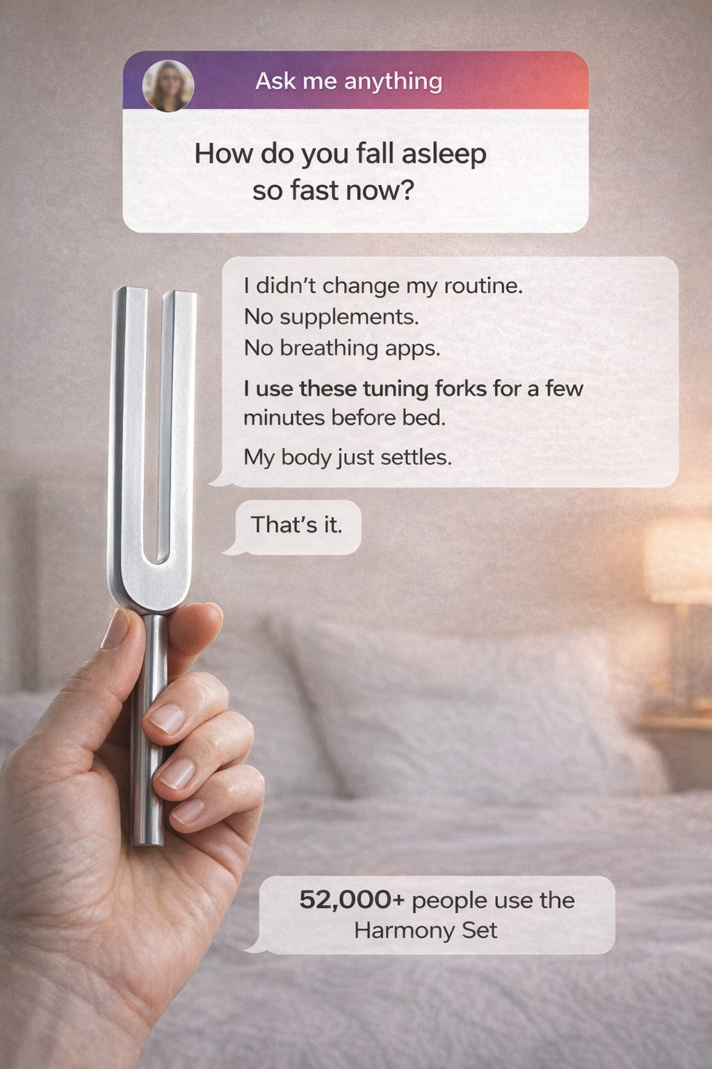 Pure Frequencies Facebook ad