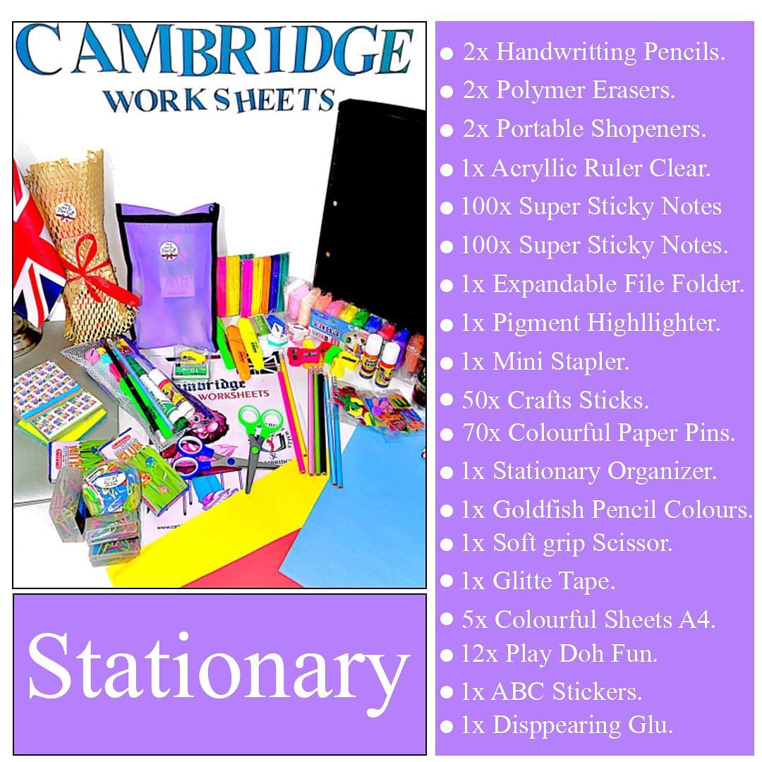 Cambridge Worksheets Facebook ad