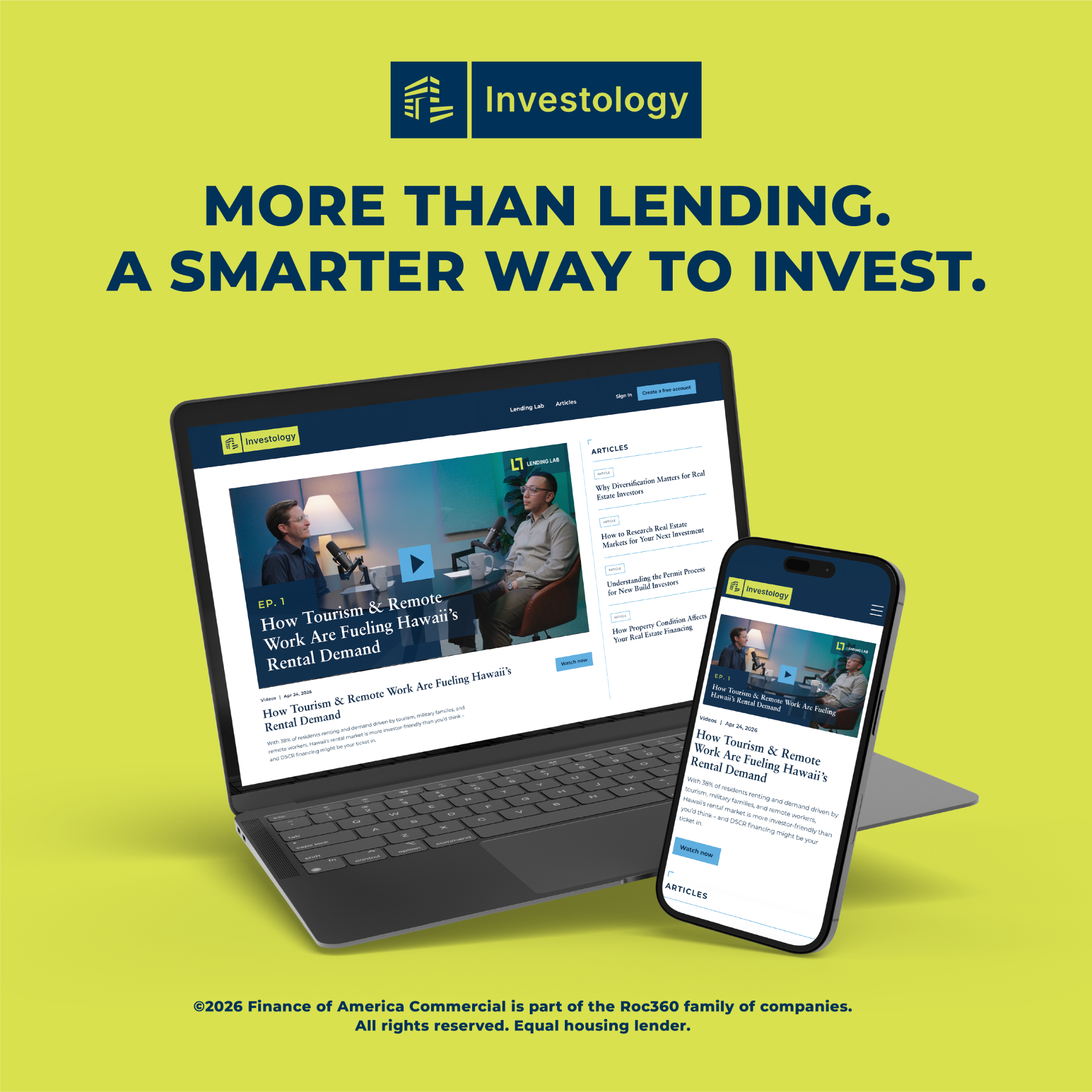 Finance of America Commercial Facebook ad: Level-Up Your RE Investing