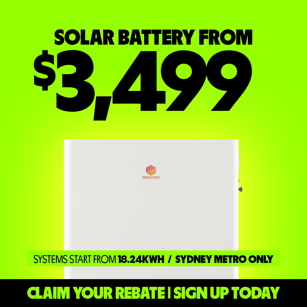 Aussie Solar Batteries Facebook ad: No deposit. Pay after install. We handle the paperwork.