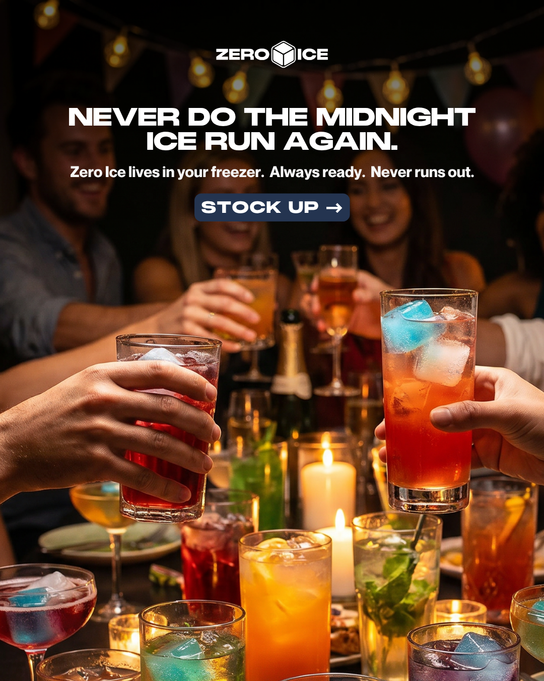 ZERO ICE Facebook ad