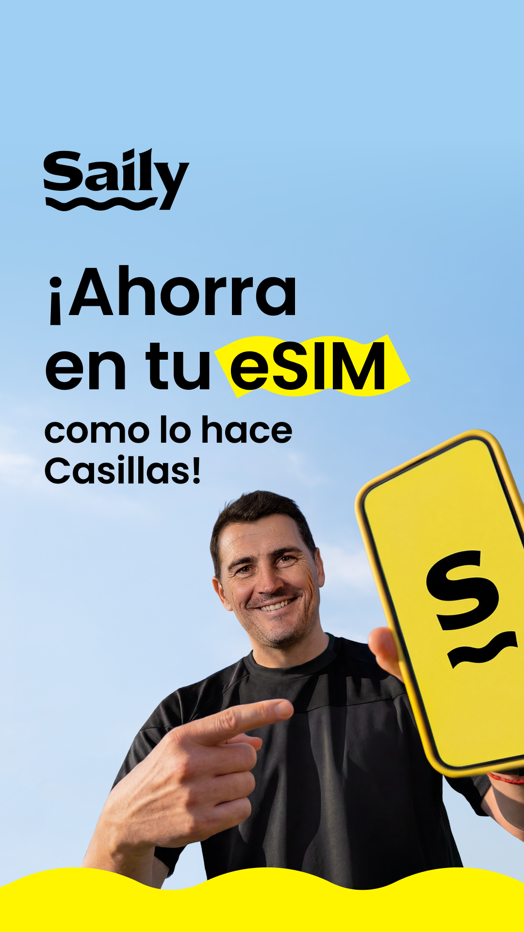 Saily Facebook ad