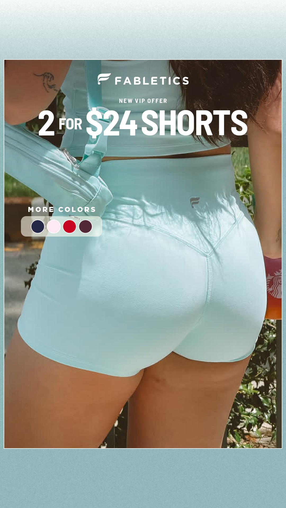 Fabletics Facebook ad