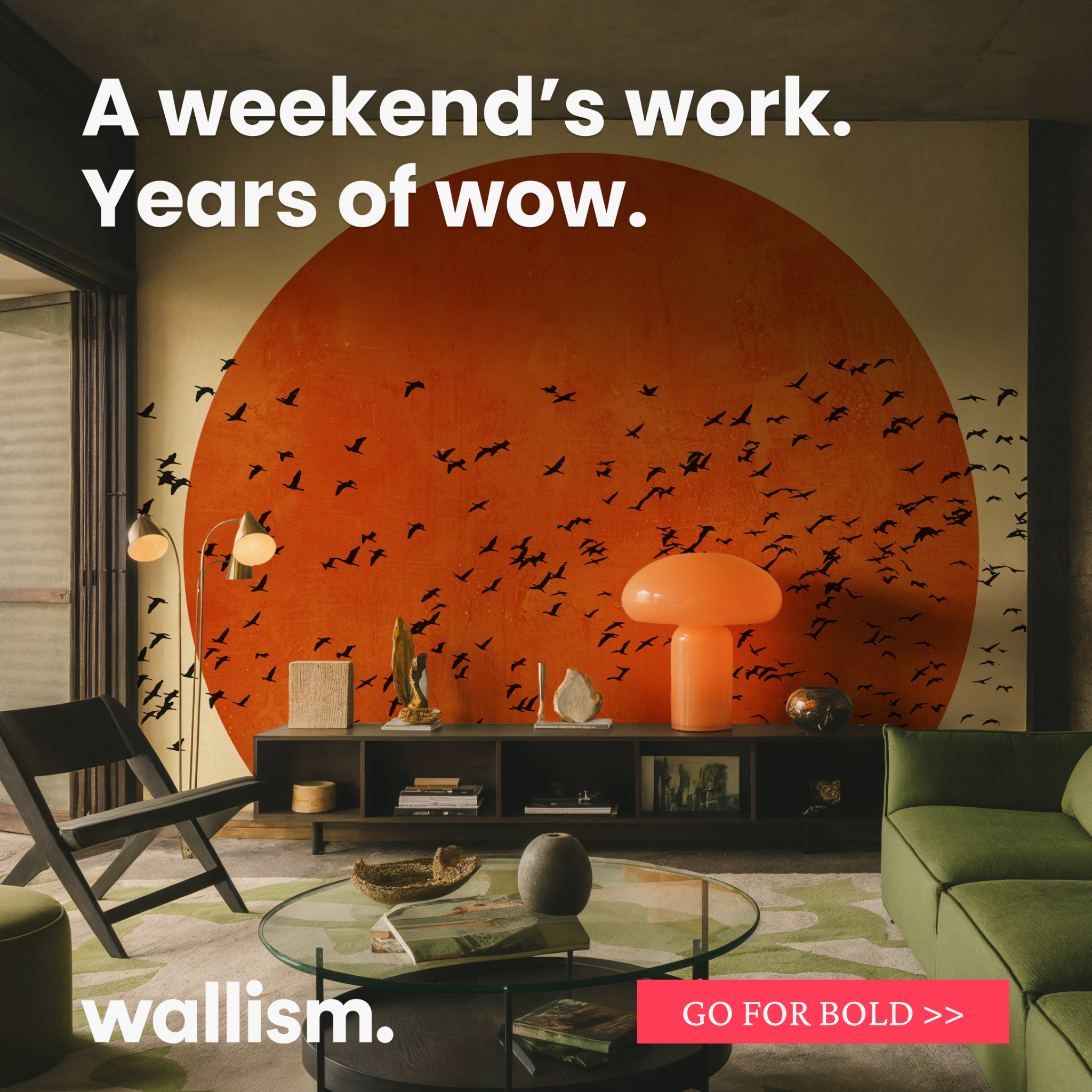 Wallism Facebook ad