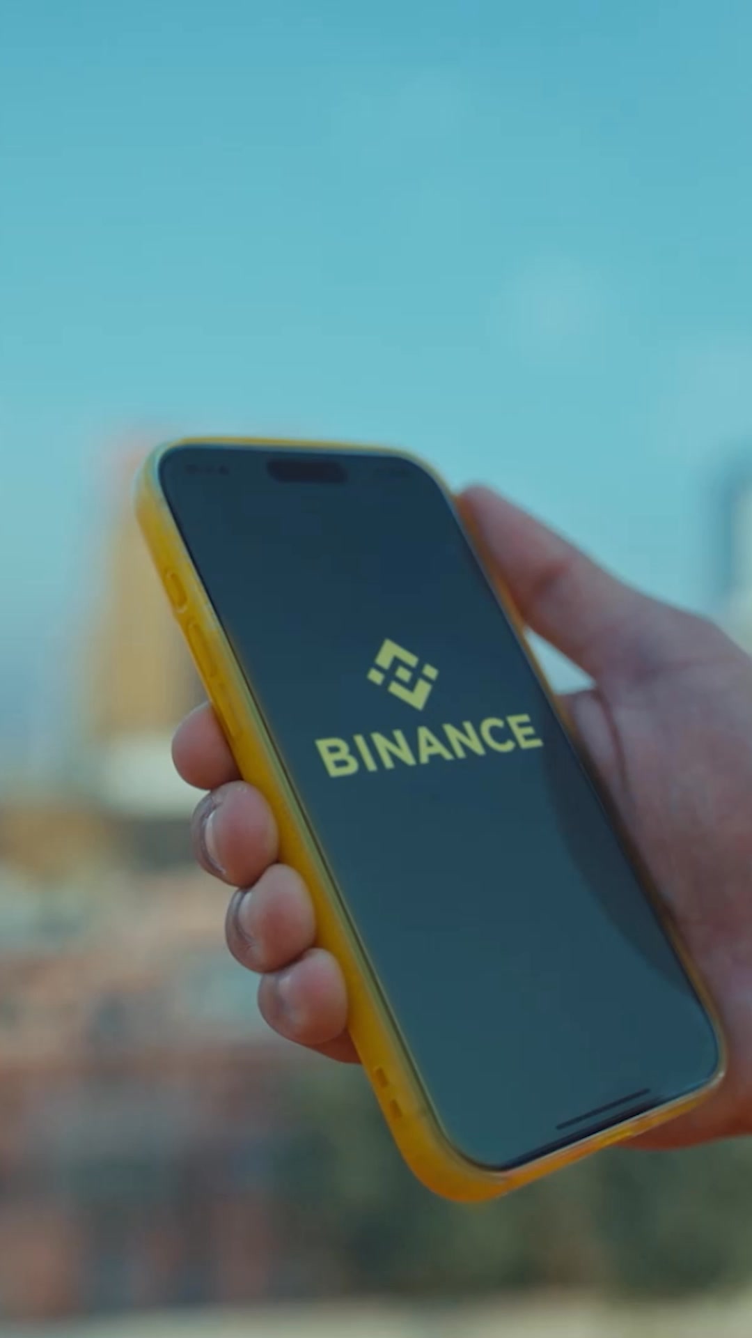 Binance Facebook ad: Own The Moment. Binance It.