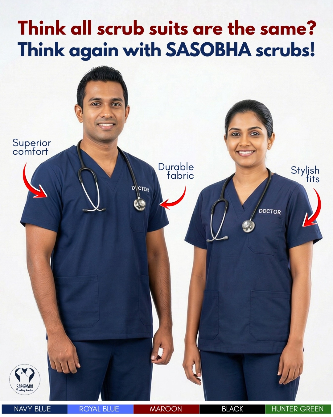 Sasobha Scrubs & Medical Uniforms Facebook ad