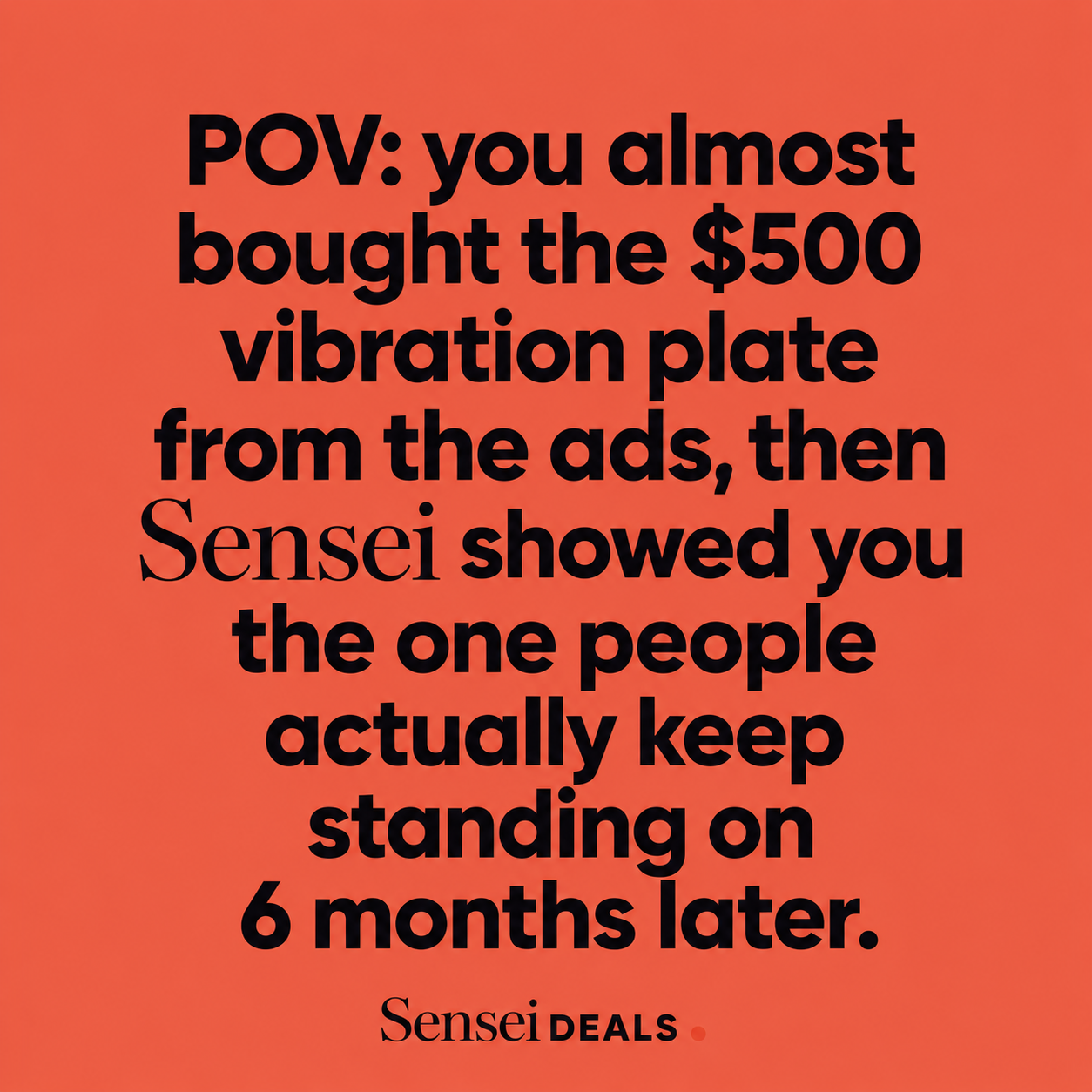 Sensei Deals Facebook ad