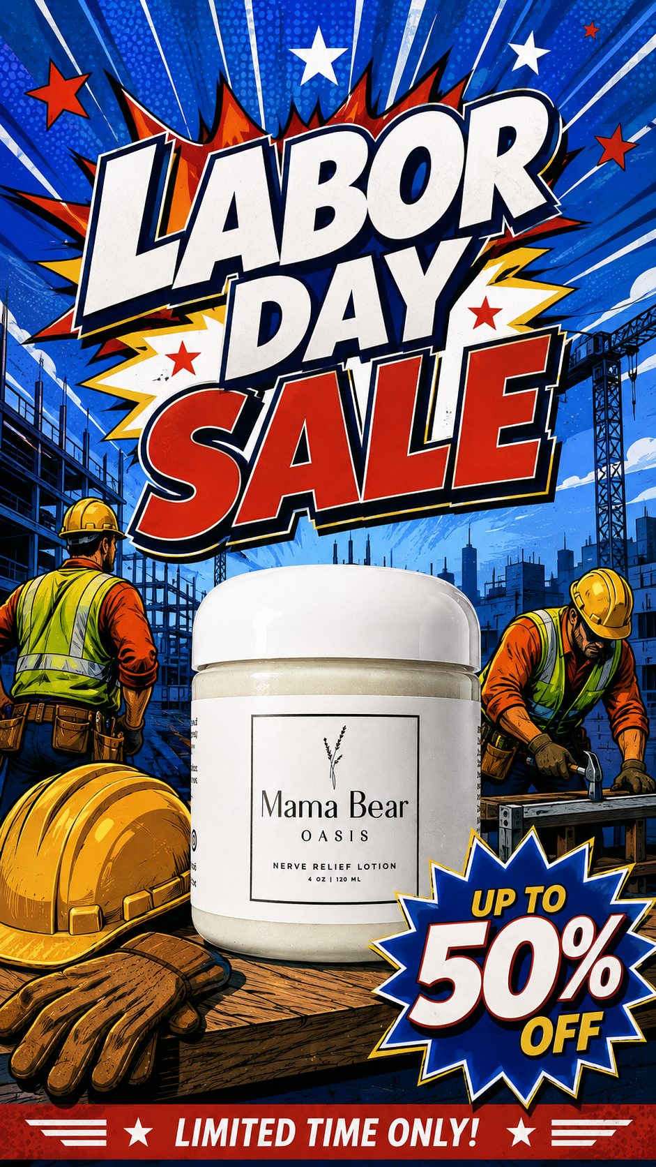 Mama Bear Oasis Facebook ad: Say Goodbye to Neuropathy Pain