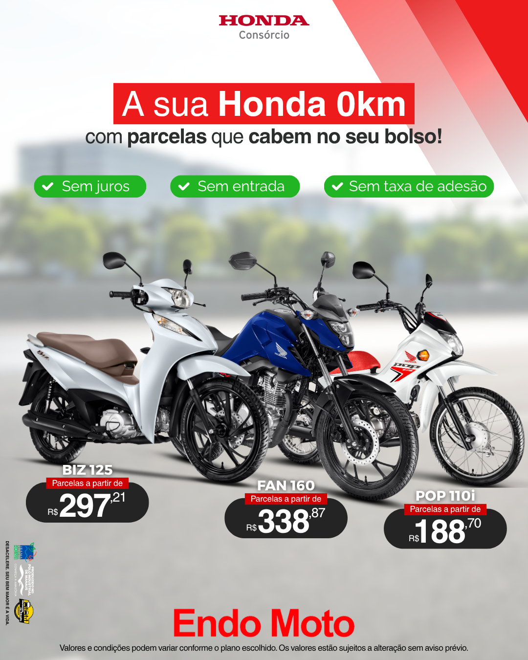 Honda Endo Moto Facebook ad from Oct 29, 2025