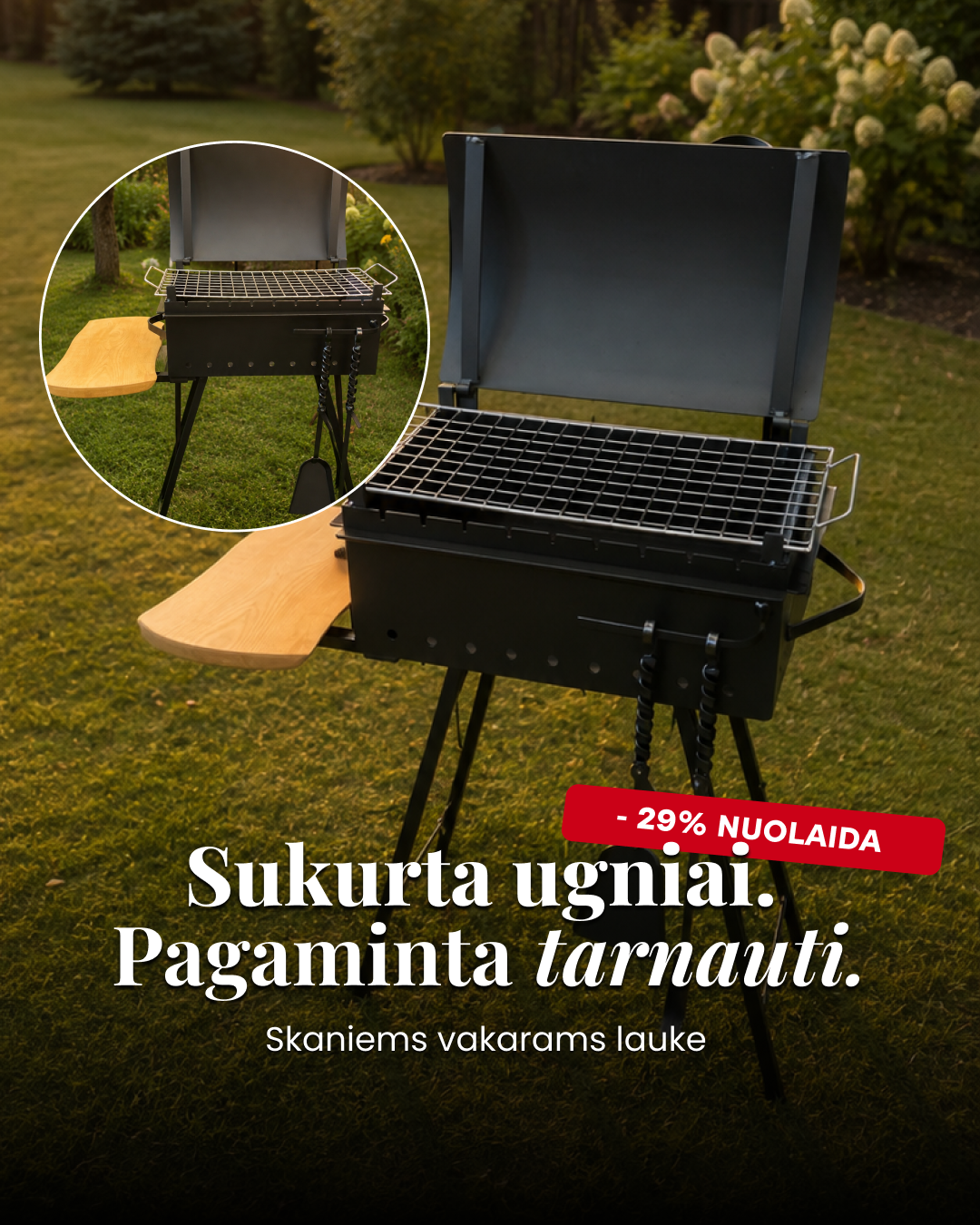 Gamkalvė Facebook ad