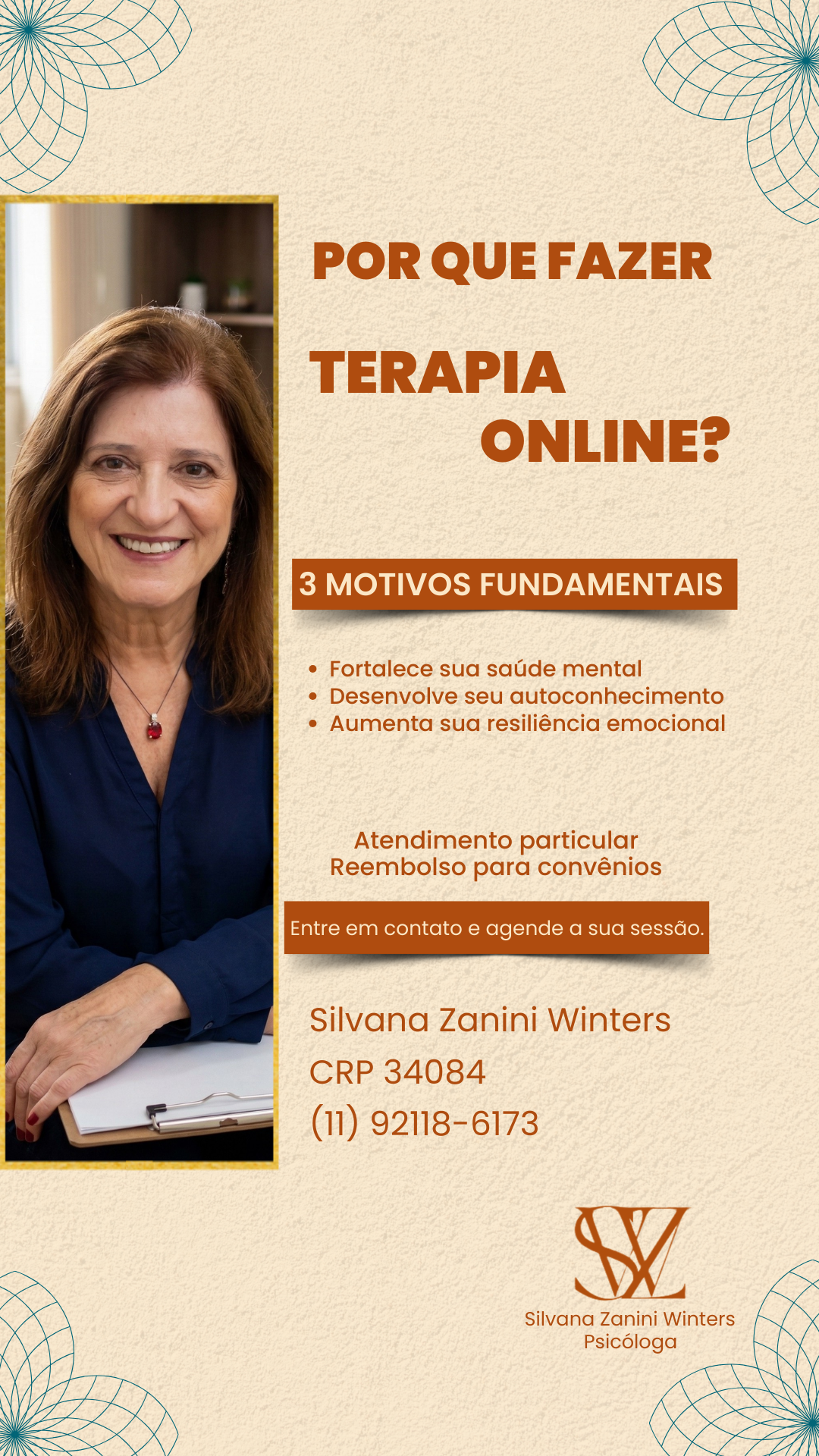 Silvana Zanini Winters Psicóloga Facebook ad from May 11, 2026
