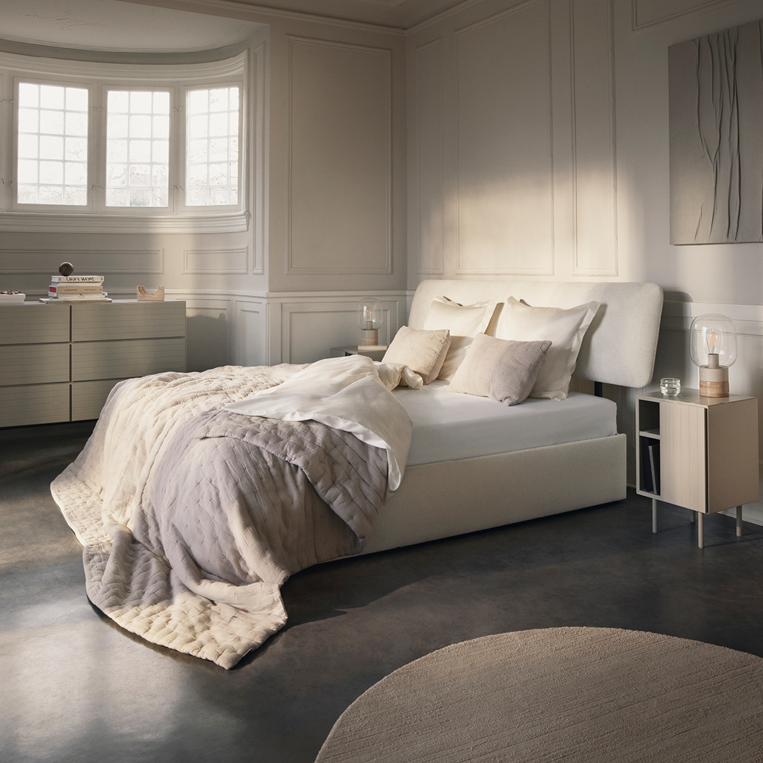BoConcept Facebook ad: There are endless ways to personalize, from headboard…