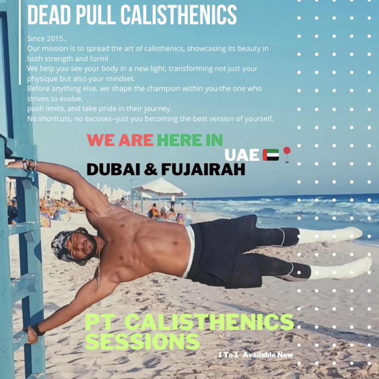 Dead Pull Calisthenics UAE Facebook ad: Dead Pull Calisthenics Team, Founder Calisthenics…