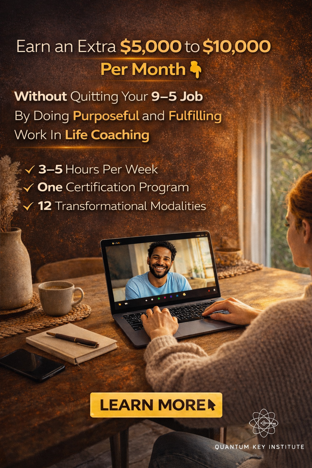 Quantum Key Institute Facebook ad