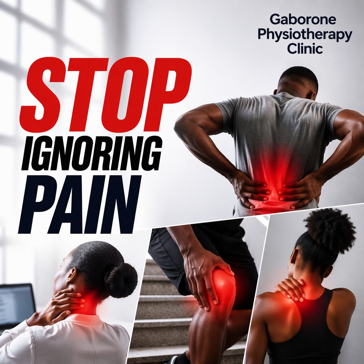 Gaborone Physiotherapy Clinic Facebook ad