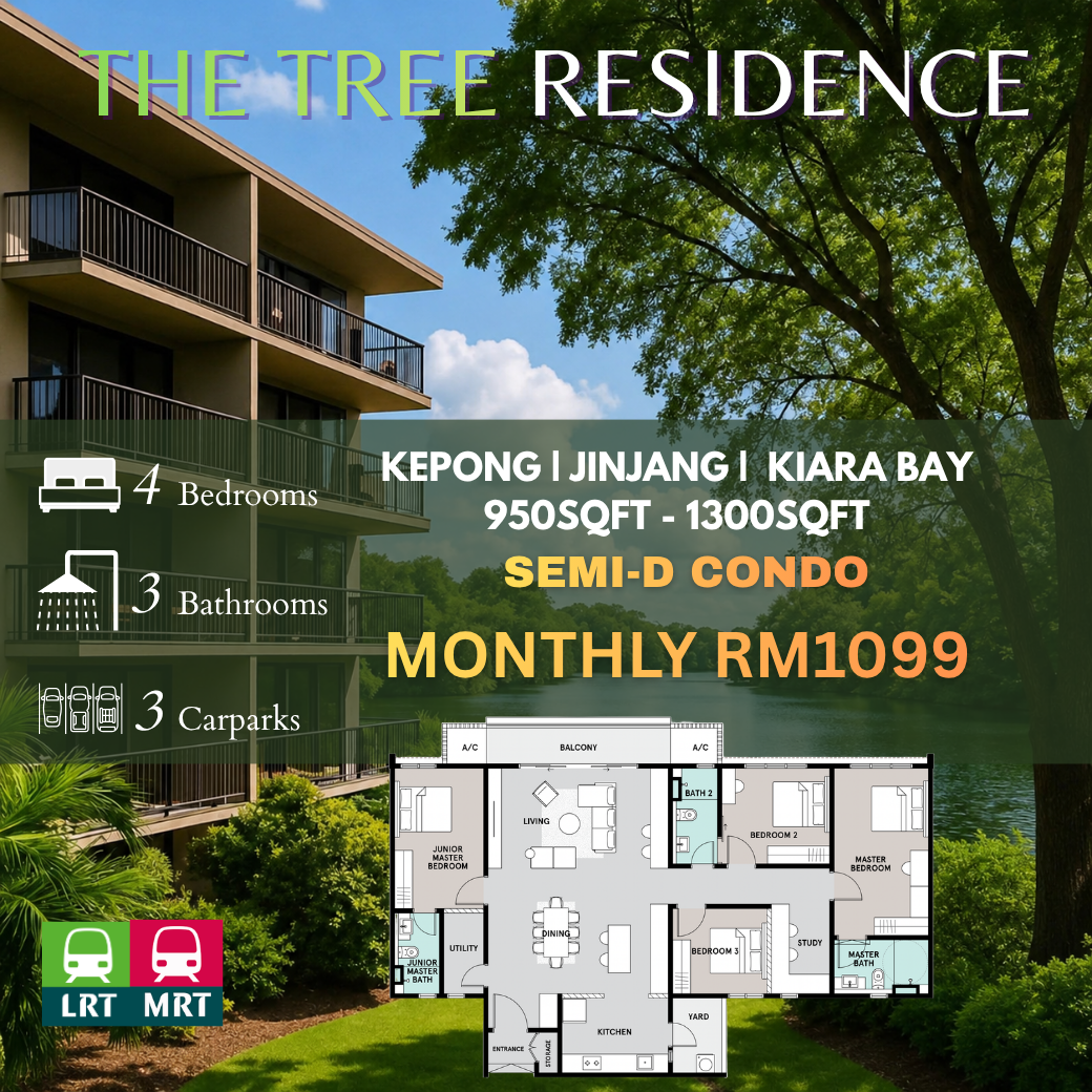 Property Malaysia Facebook ad: MONTHLY FROM ππ ππππ ONLY