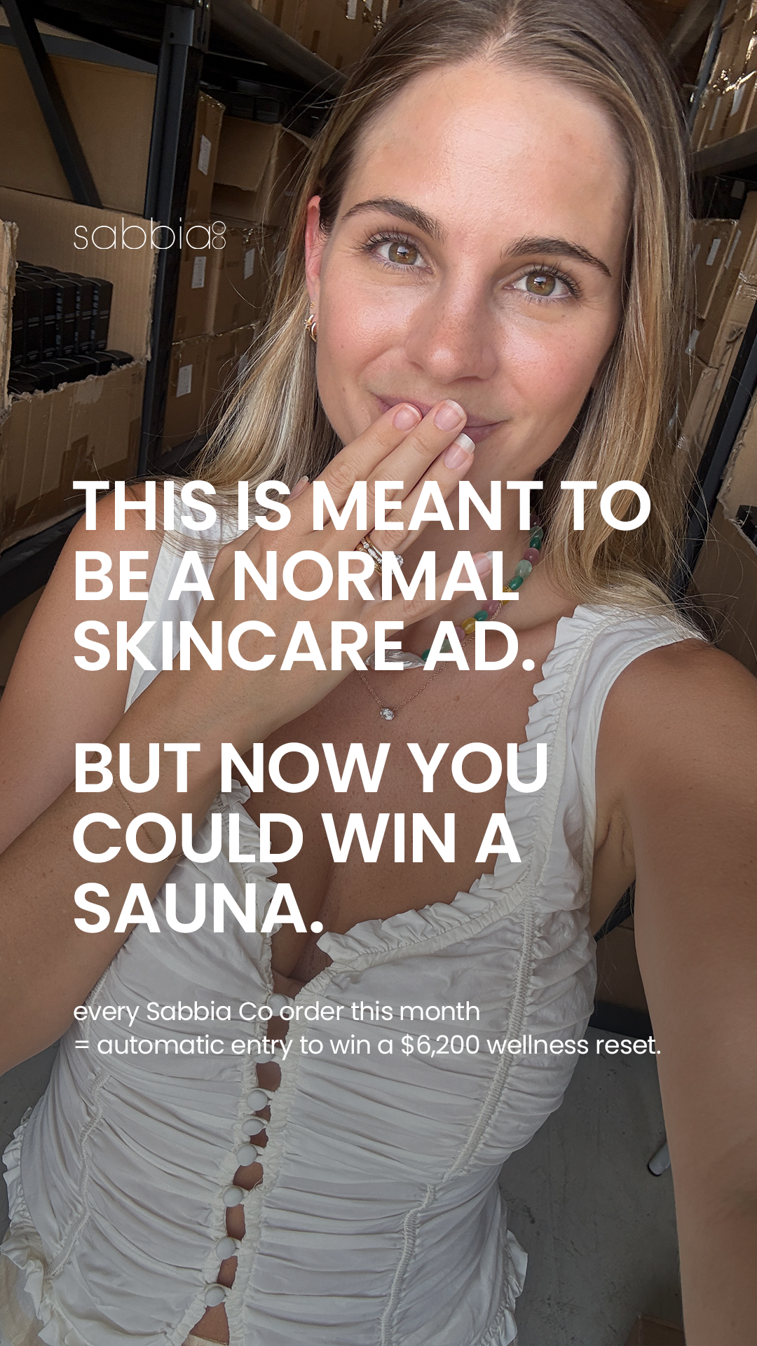 Sabbia Co Facebook ad