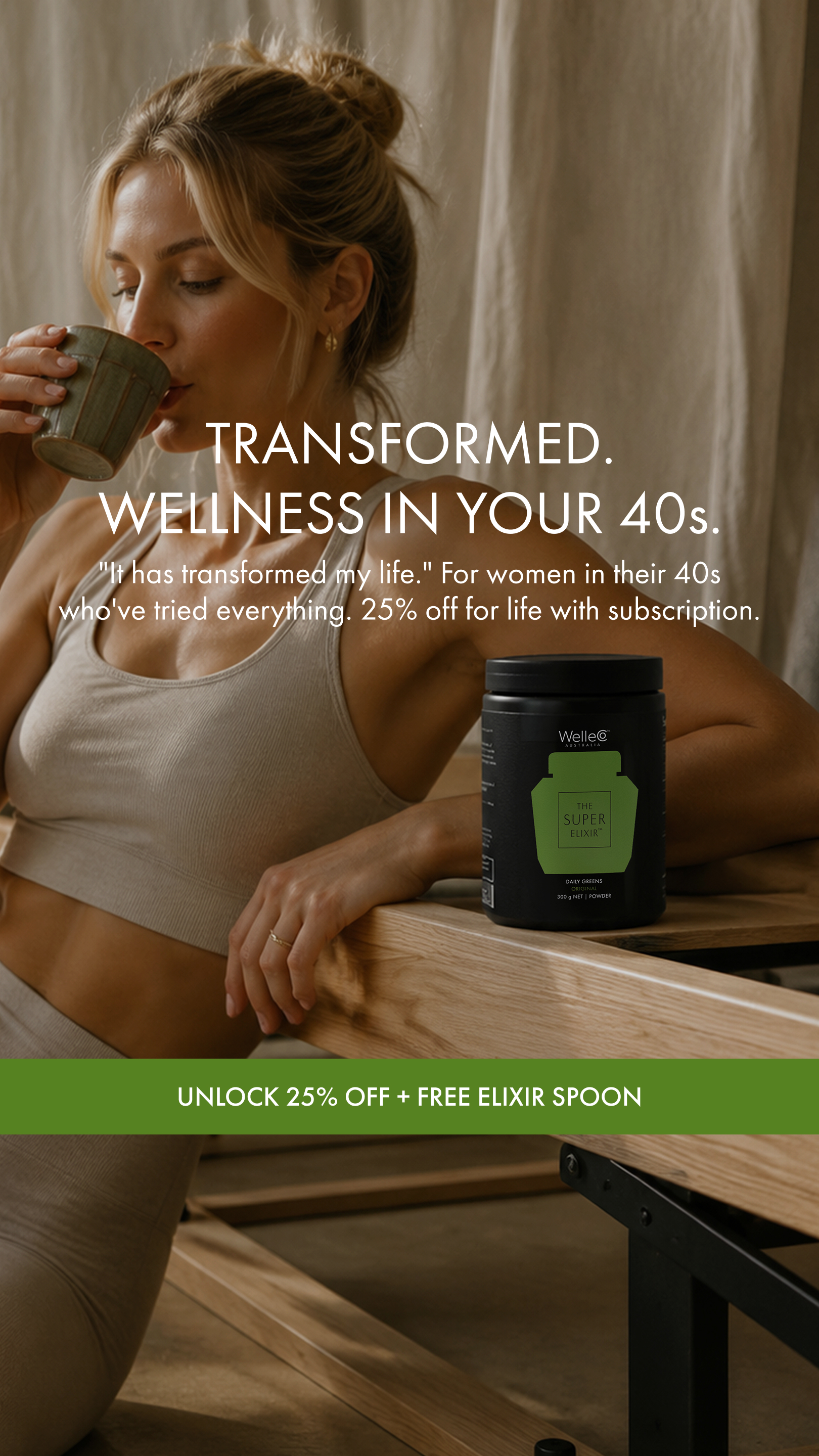 WelleCo Facebook ad