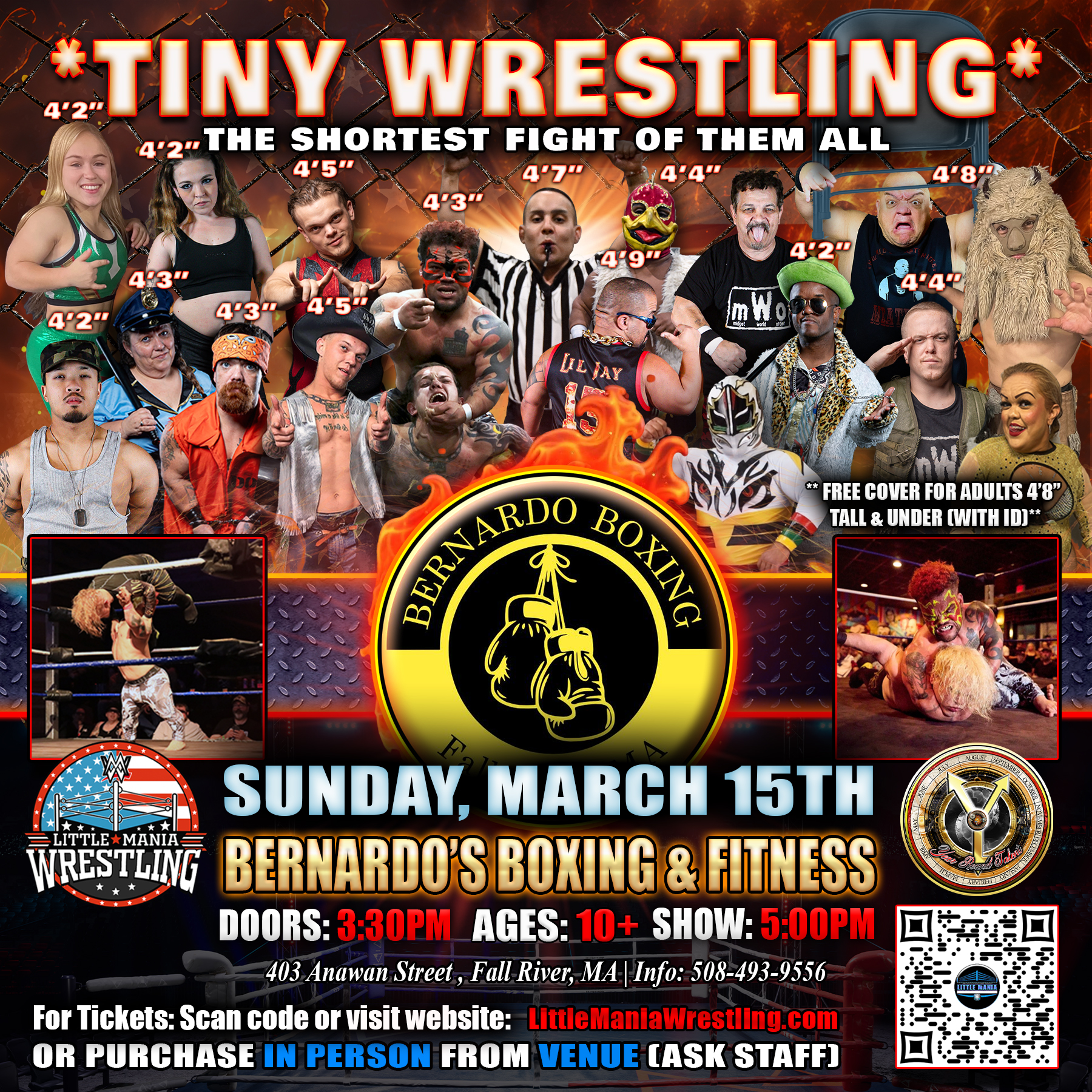 Little Mania Wrestling Facebook ad