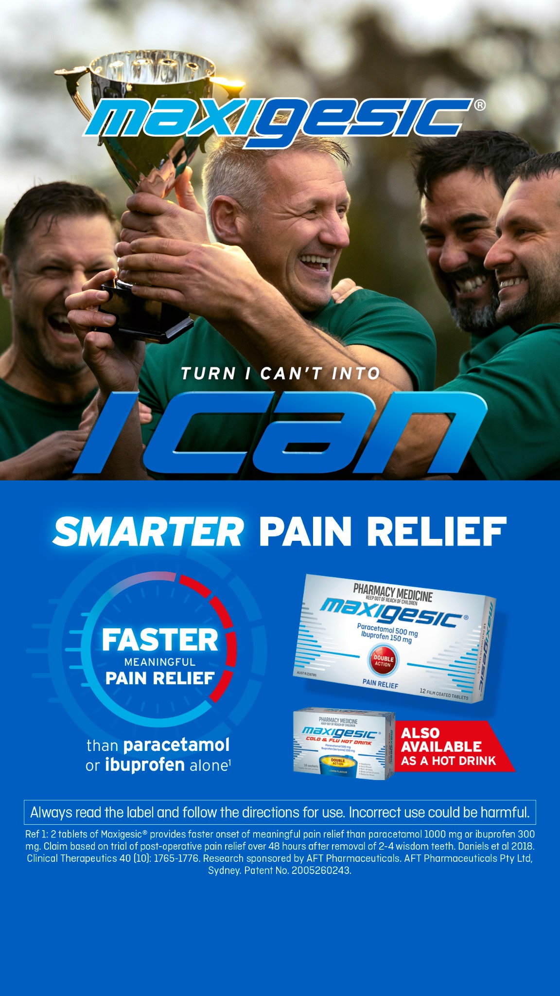 Maxigesic Australia Facebook ad