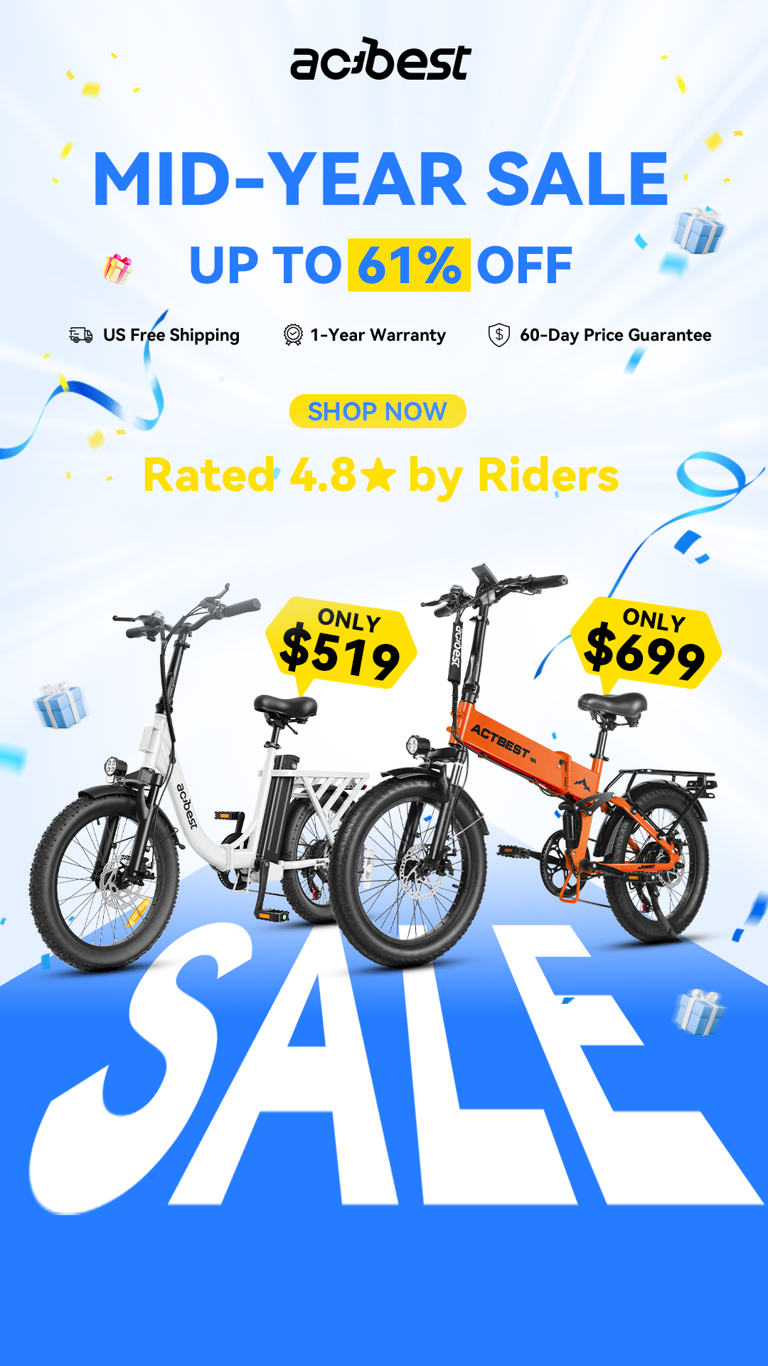 Actbest ebike Facebook ad