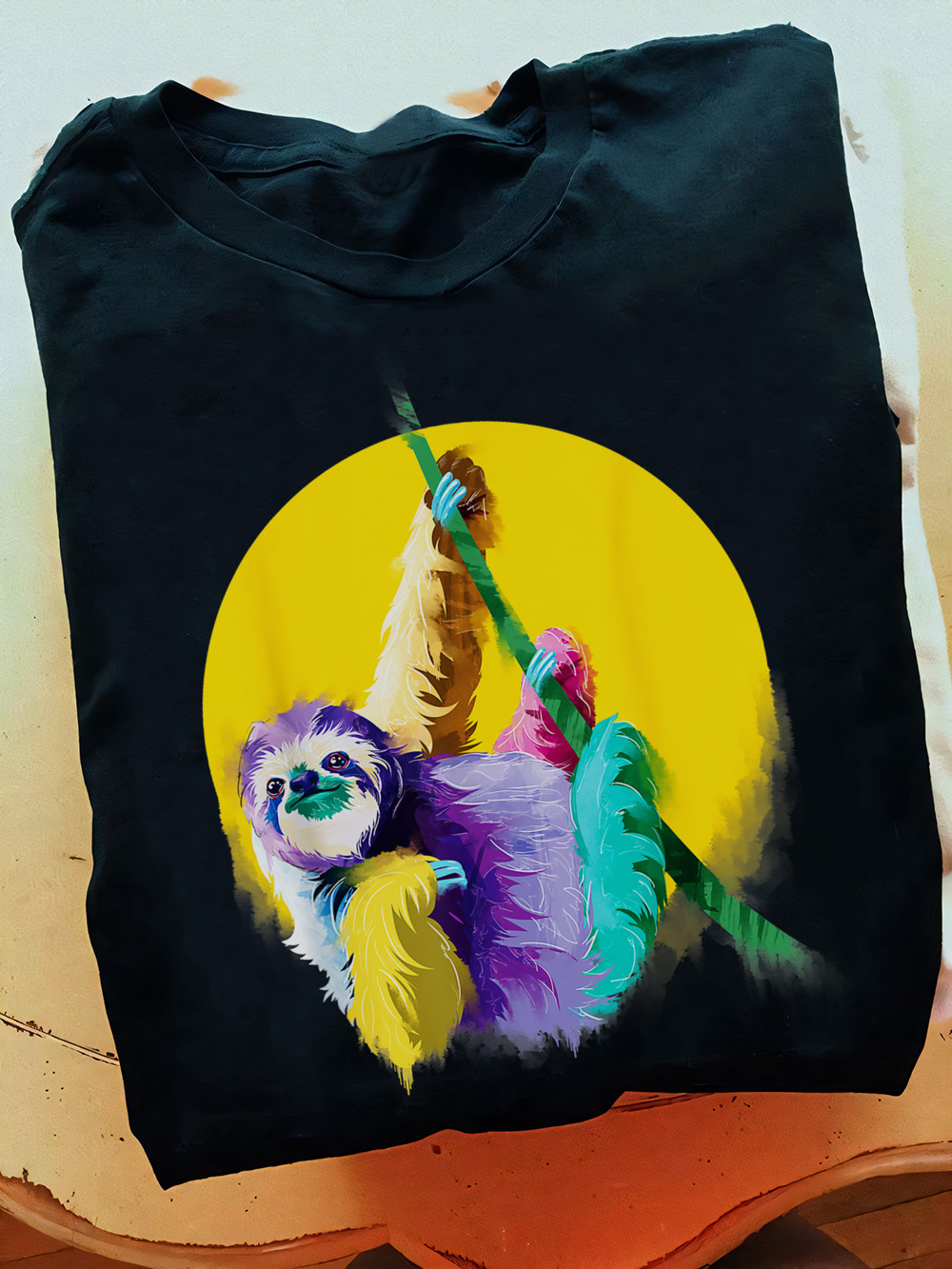 Lazy Vibe Sloth Facebook ad