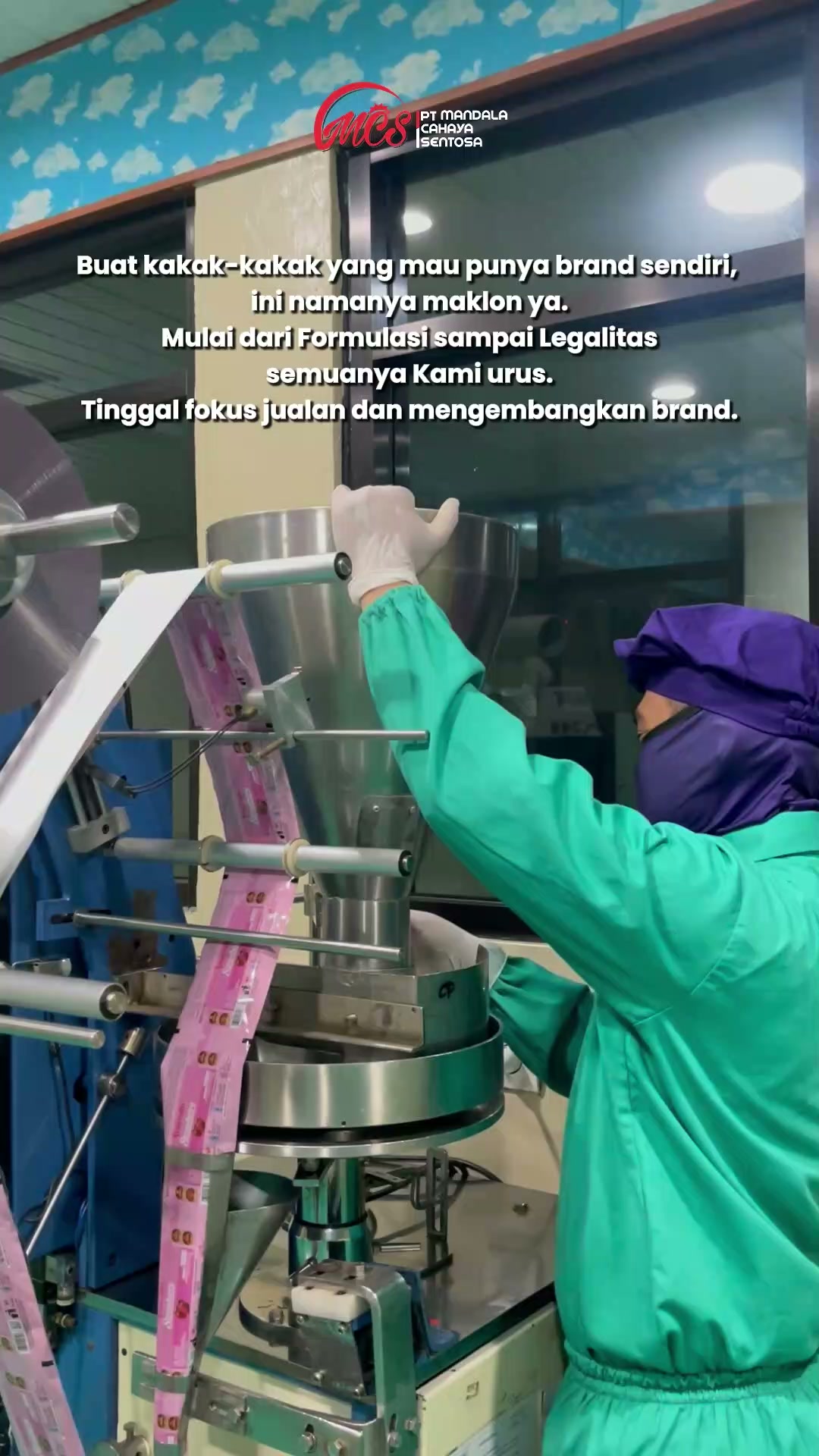 Mandala Cahaya Sentosa Facebook ad: Solusi Maklon Minuman Lengkap