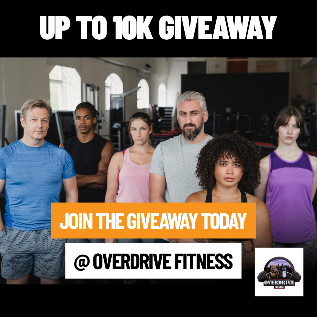 Overdrive Fitness Facebook ad: Got Fitness Goals? Enter to WIN!