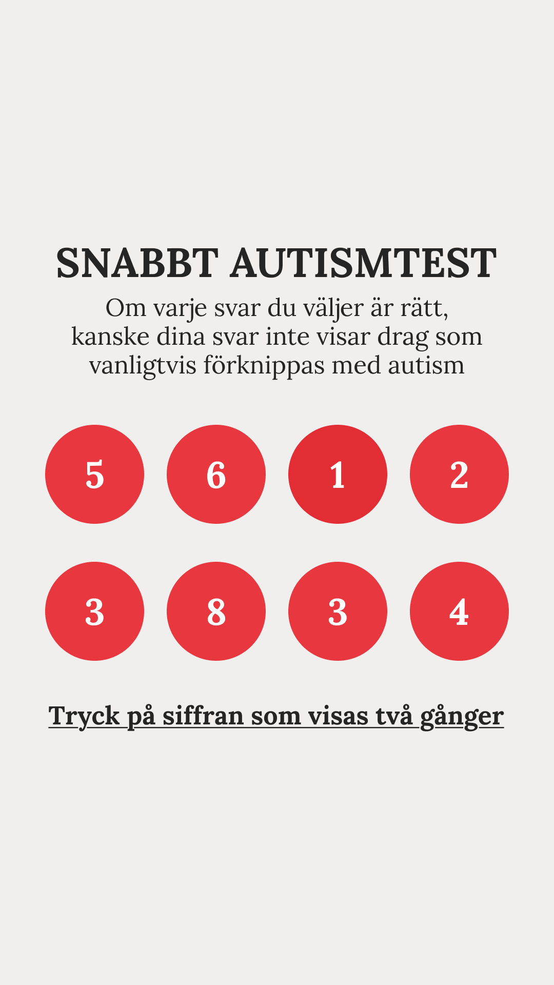 Free International IQ Test Facebook ad
