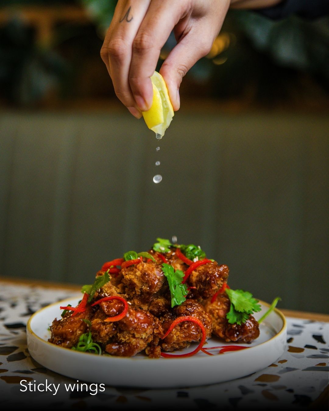 Jamie Oliver Kitchen India Facebook ad: Higher-welfare ingredients. Sustainable sourcing.