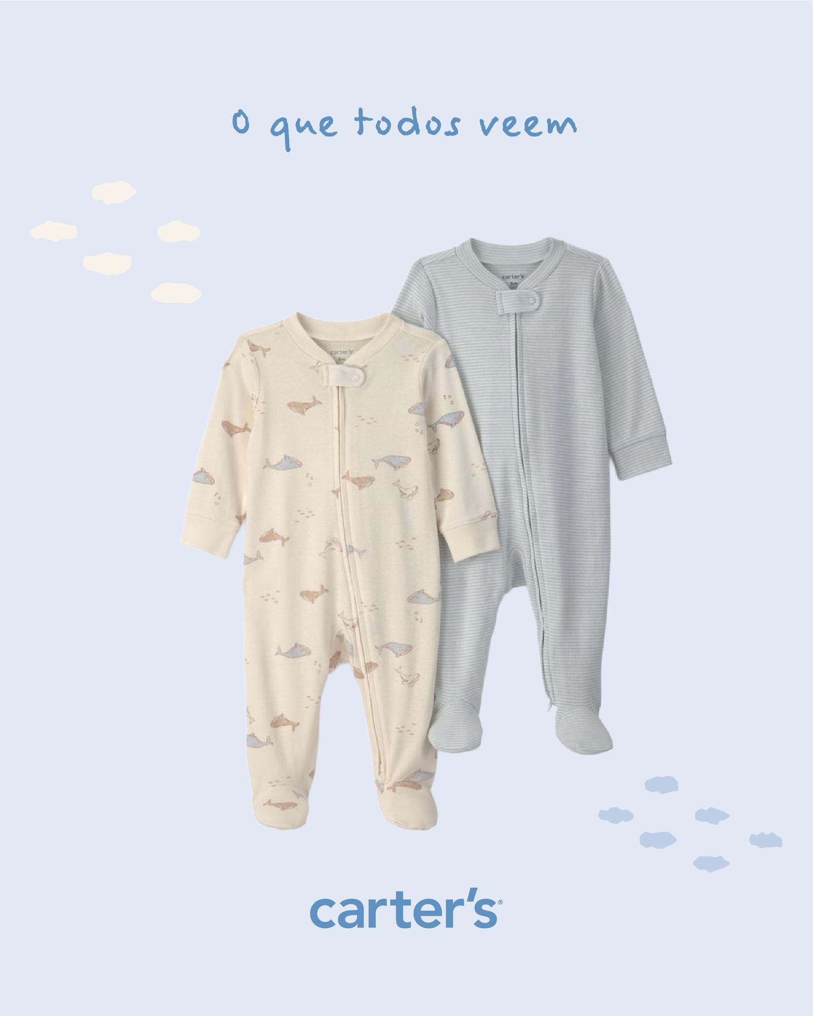 Carter's Brasil Facebook ad: Você vê fofura.