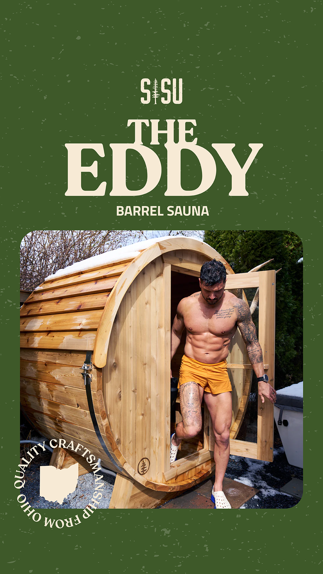 SISU Sauna Co. Facebook ad