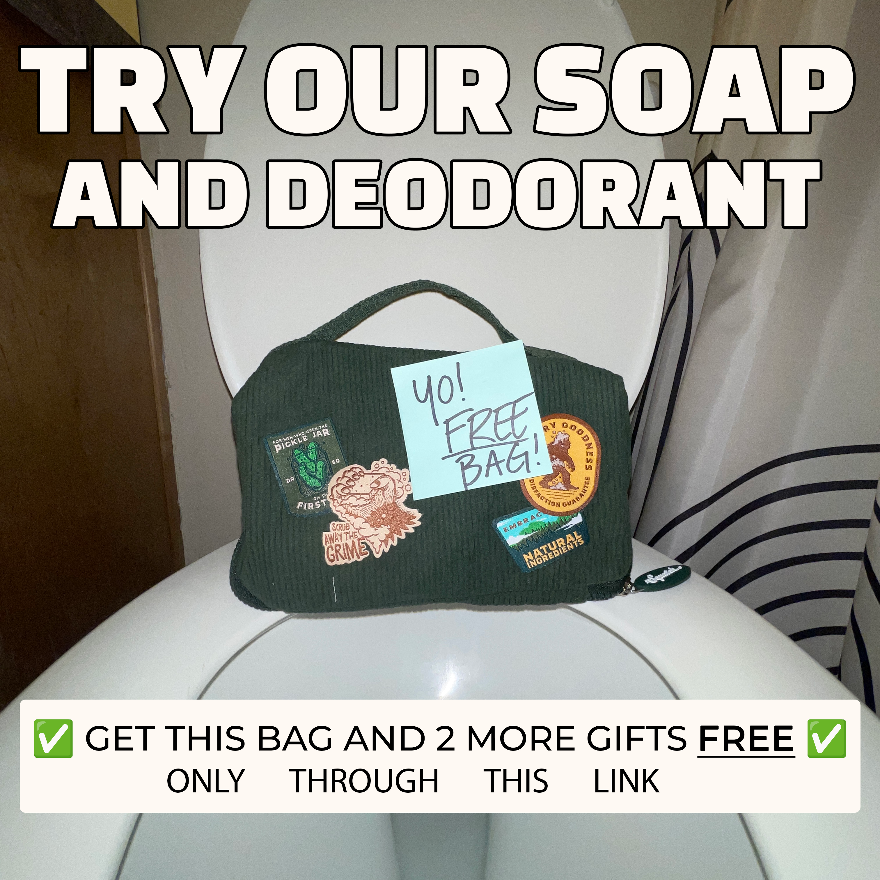 Dr. Squatch Facebook ad