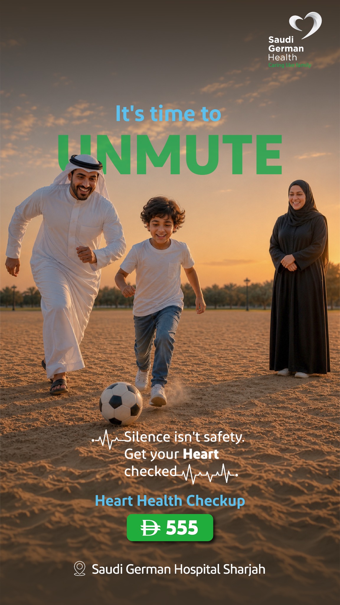 Saudi German Hospital UAE Facebook ad