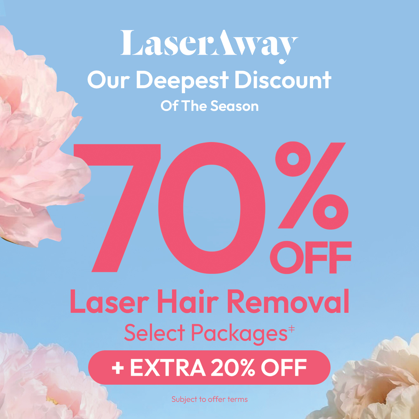 LaserAway Facebook ad