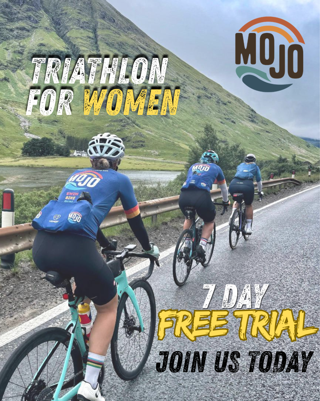 Mojo Sisters Triathlon Club  Facebook ad