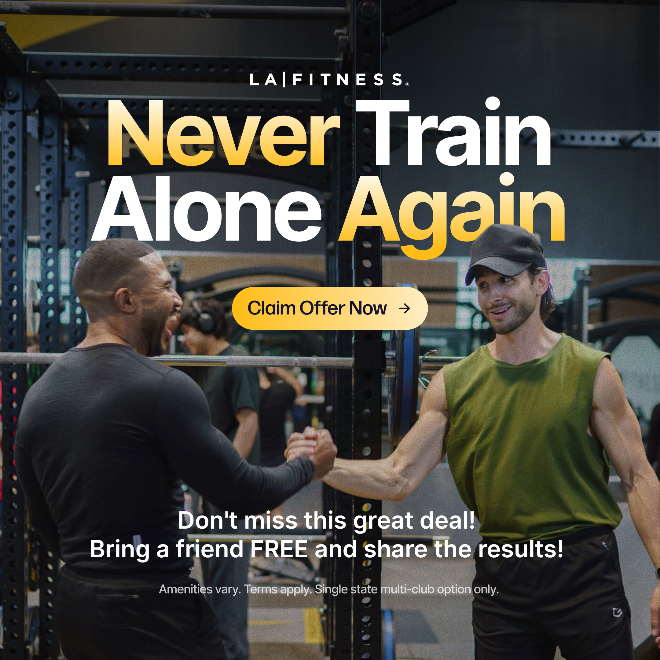 LA Fitness Facebook ad