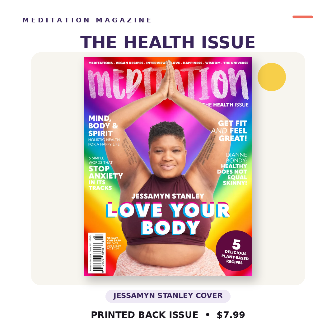 Meditation Magazine Facebook ad: Love Your Body