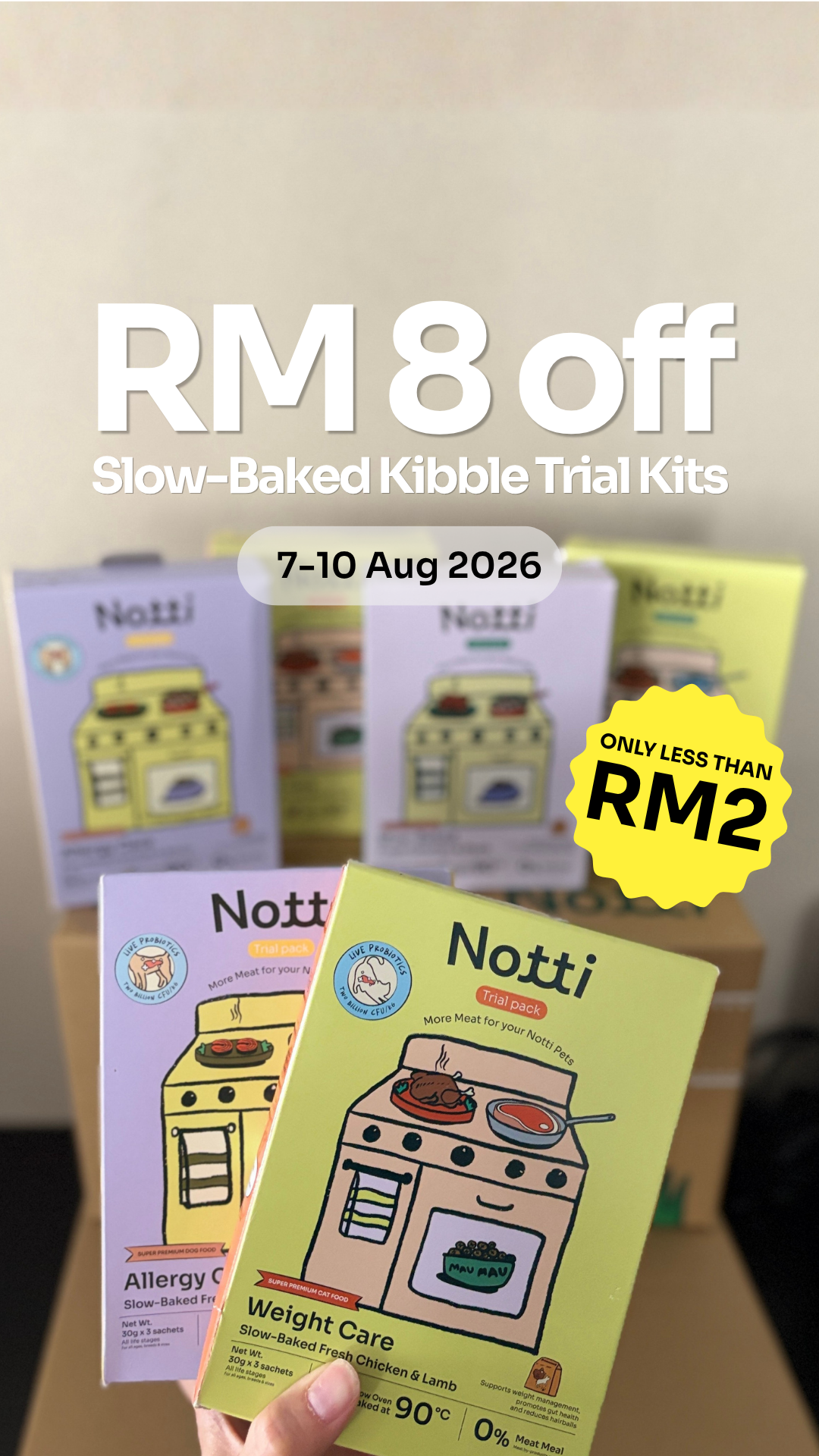 Notti Pet Food Facebook ad