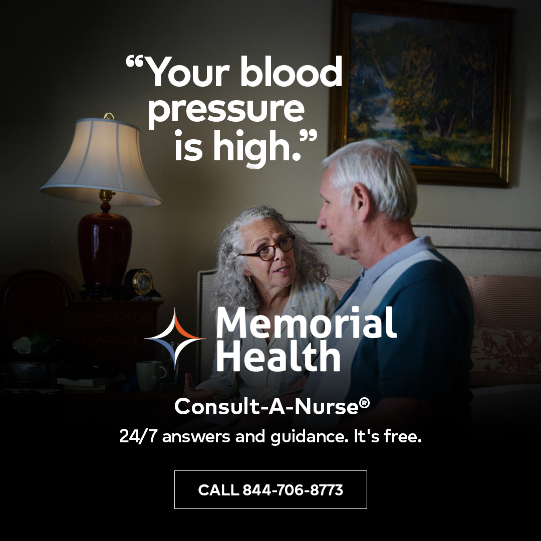 Memorial Health University Medical Center Facebook ad from Apr 1, 2026