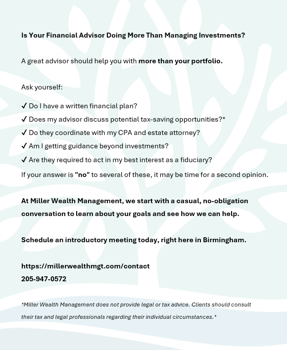 Miller Wealth Management Facebook ad