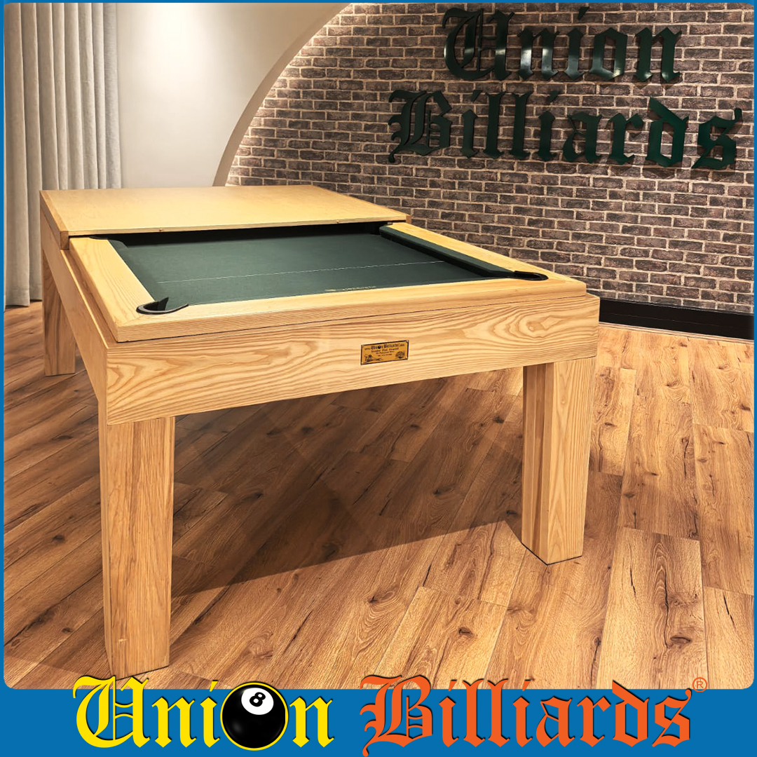 Union Billiards Facebook ad: Dine. Play. Impress.