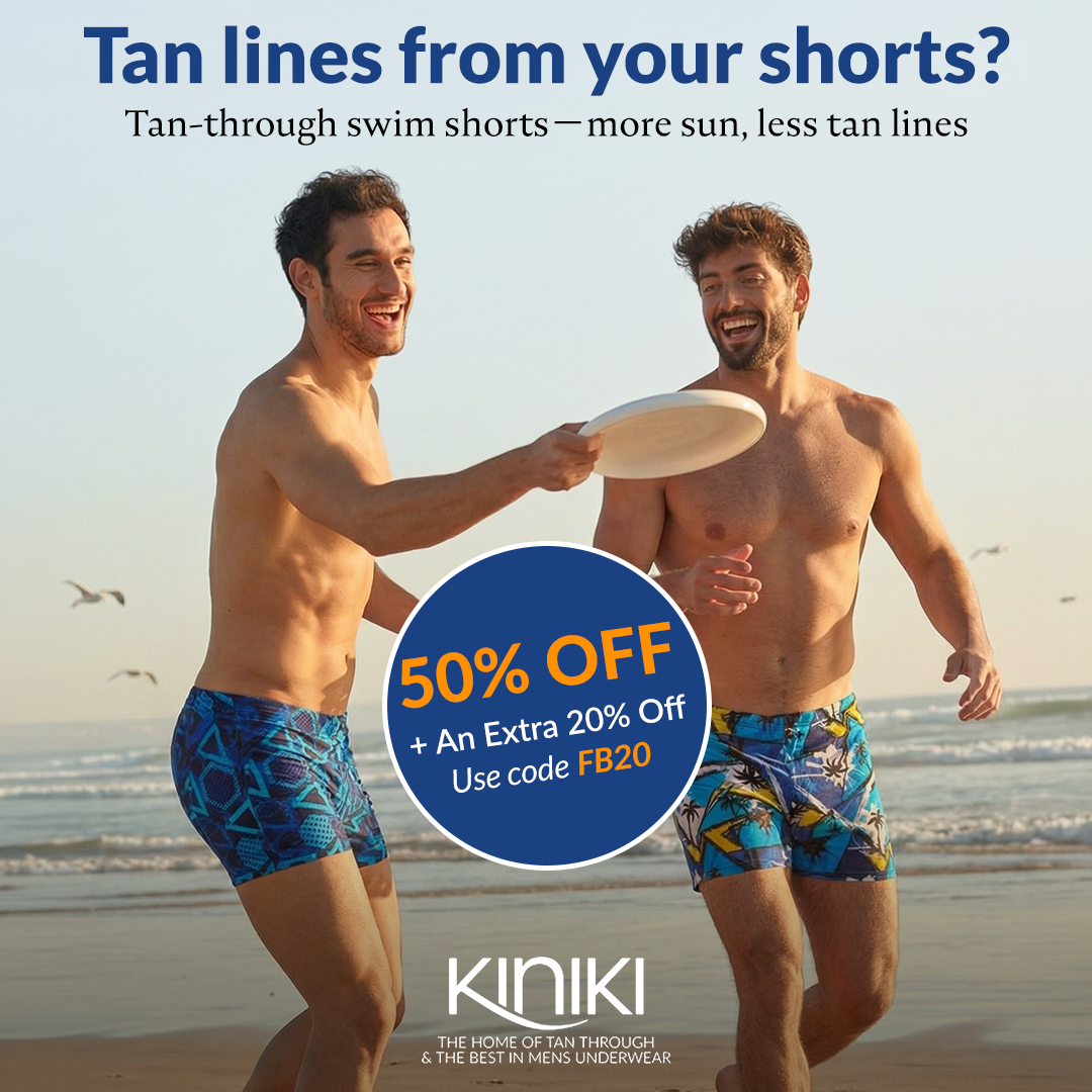 Kiniki Tan Through Swimwear/ Mens Underwear Facebook ad