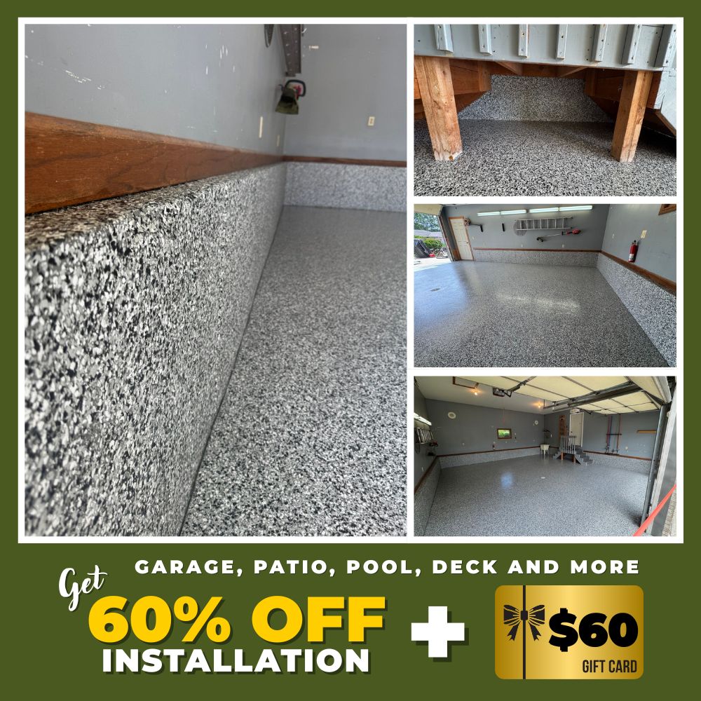 NINJA Concrete Coatings Facebook ad from Feb 27, 2026
