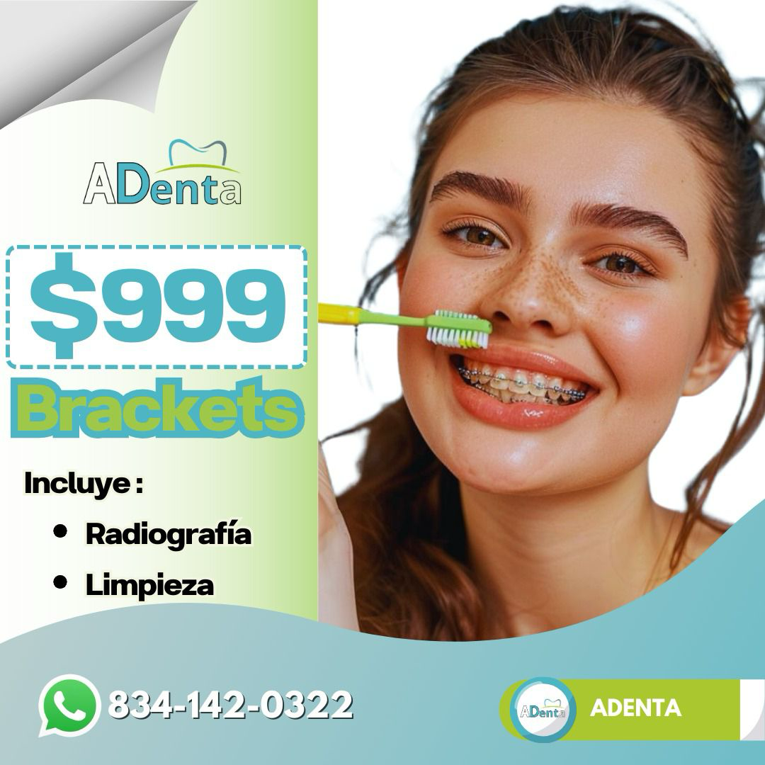 ADenta Facebook ad: PONTE BRACKETS EN PLAZA AVENTA