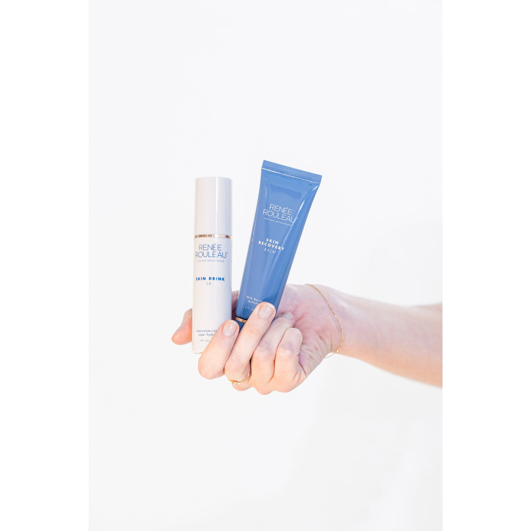 Renee Rouleau Skin Care Facebook ad: Dehydration can be a cause of other common…
