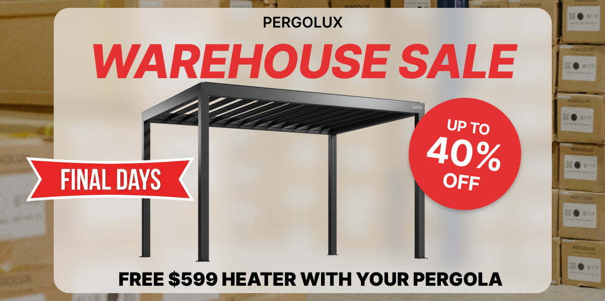 pergolux.au Facebook ad: Final Days: Save Up to 40%