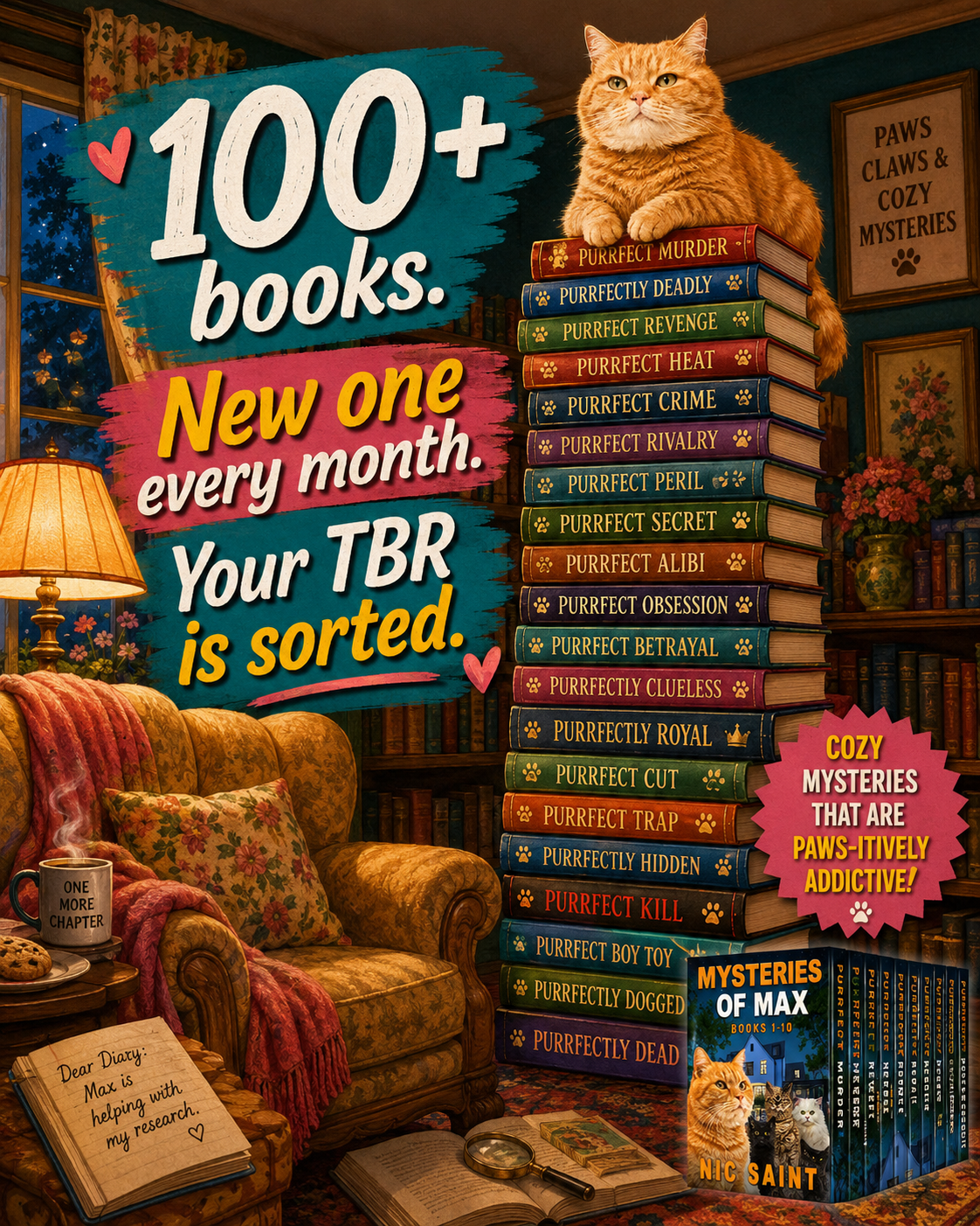 Nic Saint Author Facebook ad