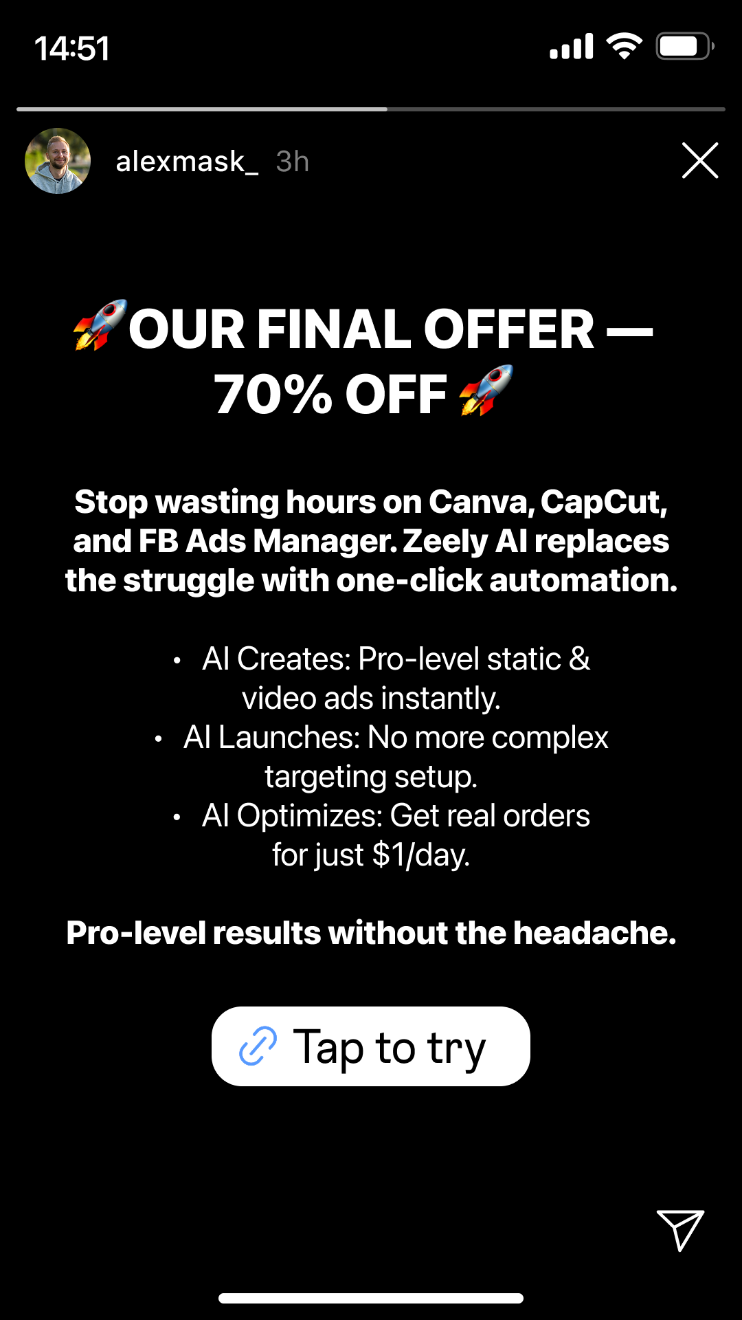 Zeely: Grow Sales with AI Facebook ad